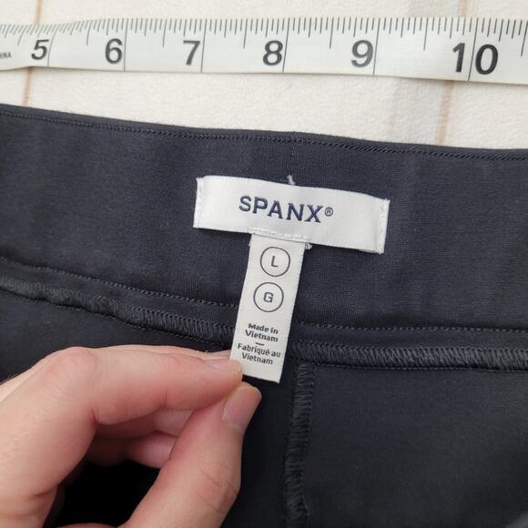 Spanx the perfect pants black kick flare stretch ponte - Picture 5 of 10